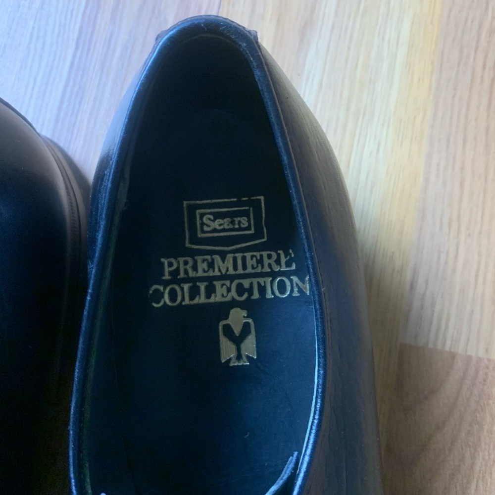 BLACK SEARS COLLECTION DRESS SHOES - Picture 6 of 9